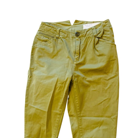 Rag & Bone Field Cotton Jogger In Dark Olive Green sz 24 - Picture 5 of 8